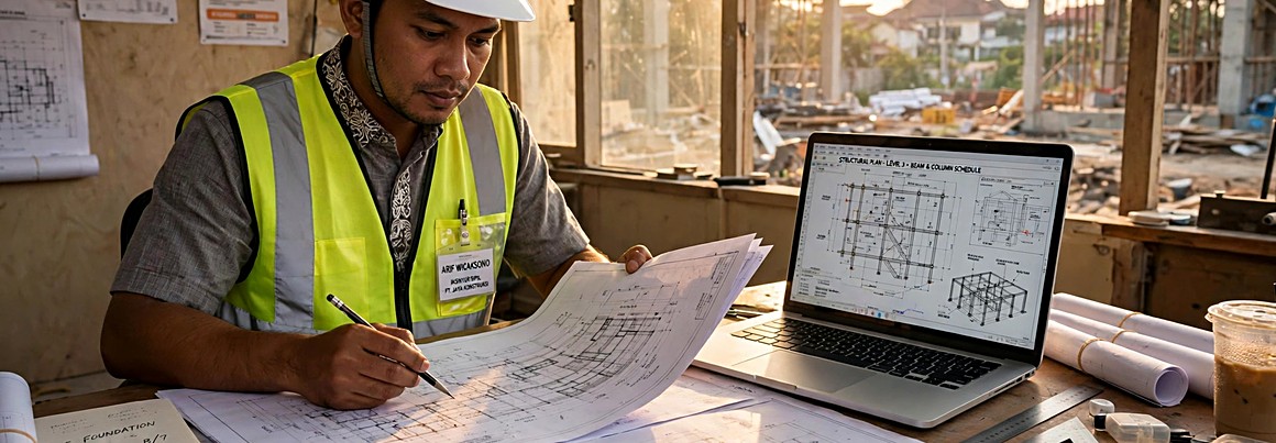 Perencanaan teknis dan gambar kerja engineering